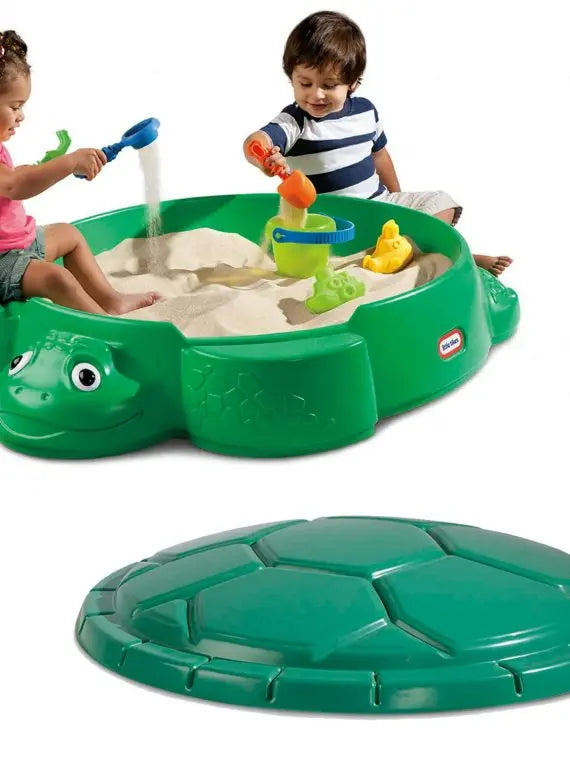 Little Tikes Turtle Sandbox – Durable Outdoor Play Sandpit for Kids