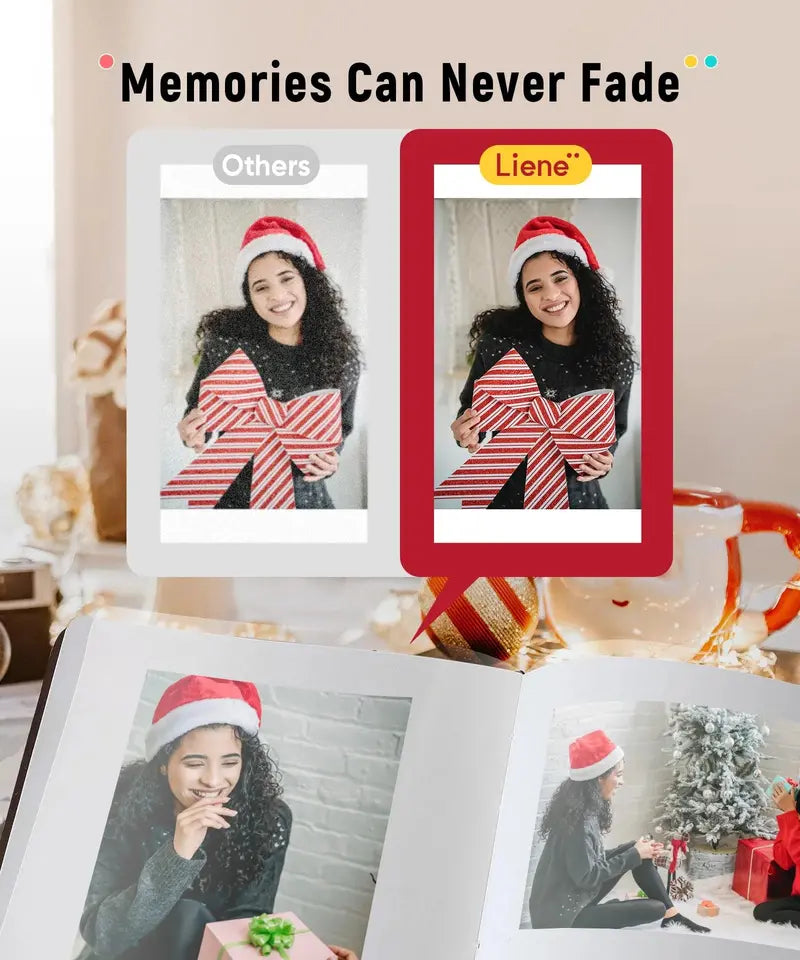 Liene 4×6 Portable Photo Printer – Wi-Fi Enabled Thermal-Dye Sublimation Printer for iOS & Android