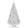 White Metal-Legged Christmas Tree – All-Weather Holiday Decor for Indoor and Outdoor Spaces