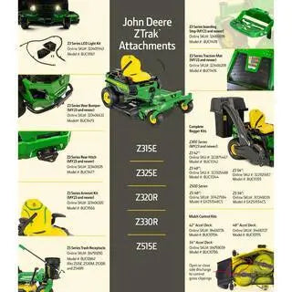 John Deere Z320R 42-Inch Zero-Turn Mower – 21.5 HP V-Twin Engine with Accel Deep Deck