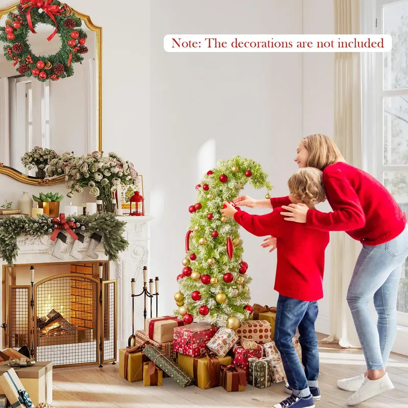 Whimsical Bendable Christmas Tree – 5', 6', or 7' Grinch-Themed Flexible Fir Option