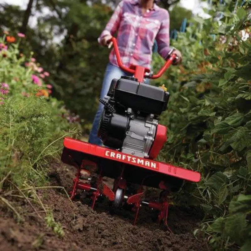 Scratch-and-Dent Craftsman Front-Tine Garden Tiller – Refurbished Heavy-Duty Cultivator