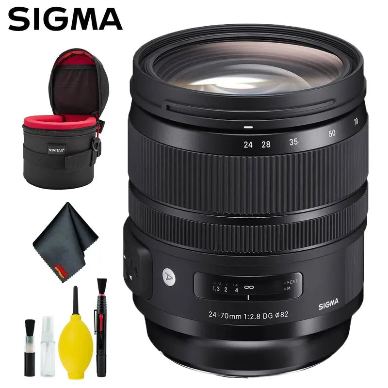 Sigma 24–70mm f/2.8 DG OS HSM Art Lens – Canon EF Mount, Professional-Grade Zoom for Full-Frame DSLRs