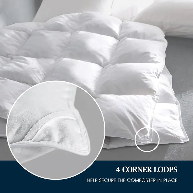 Serta Hotel Luxury Hypoallergenic Duvet Insert | Premium Down-Alternative Comforter for Year-Round Use, Soft Breathable Fabric & Fluffy Fill