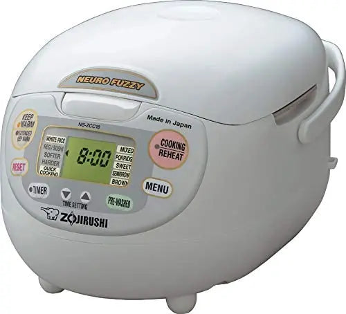 Zojirushi Neuro Fuzzy Rice Cooker – 5.5-Cup Premium Japanese-Made Cooker with Smart Logic & Keep-Warm Function