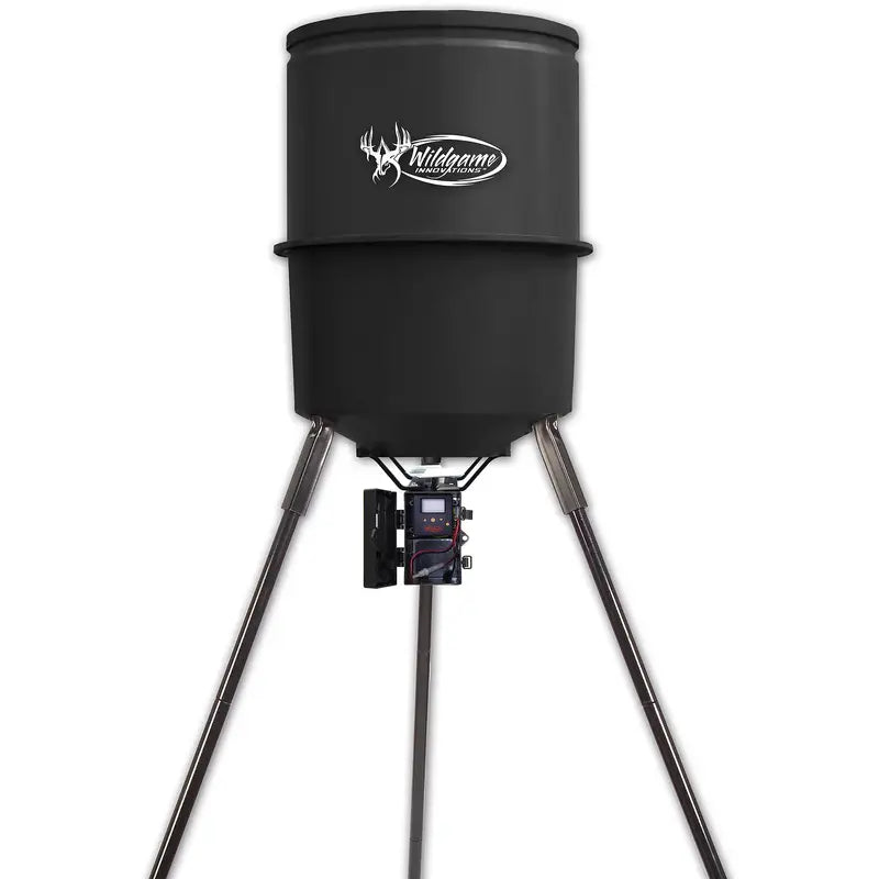 Wildgame Innovations Quick Set 30-Gallon Game Feeder – Automatic Timer, Weather-Resistant Design for Hunting & Wildlife Use