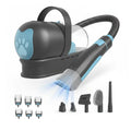 Vacuum-Integrated Pet Grooming System with Clipper, Grinder, and Accessories