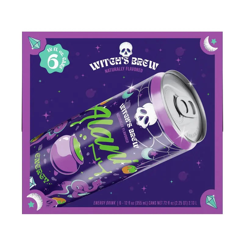Witch's Brew Sugar-Free Energy Drink – 12-Fl-Oz Cans, 6-Count