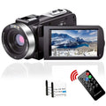 Yixinxin Digital Video Camera Camcorder Full HD 2.7K 30FPS 30MP IR Night Vision