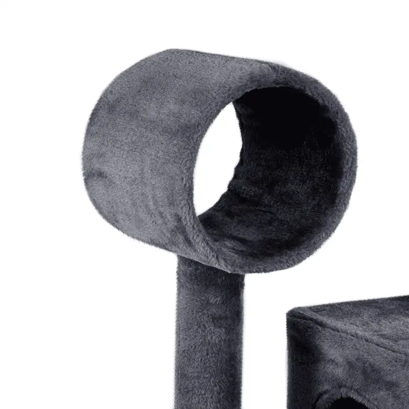 Yaheetech 51″ Cat Tree Tower with Condo, Hammock & Scratching Posts, Gray