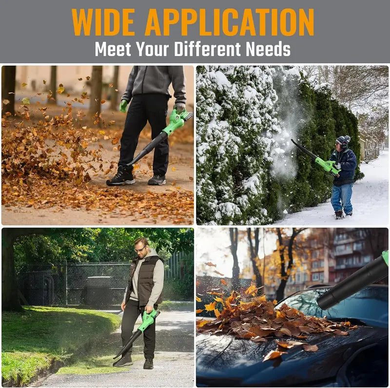 WORKPROX 20V High-Performance Cordless Leaf Blower – 138 MPH Air Speed, 170 CFM, USB-C Charging