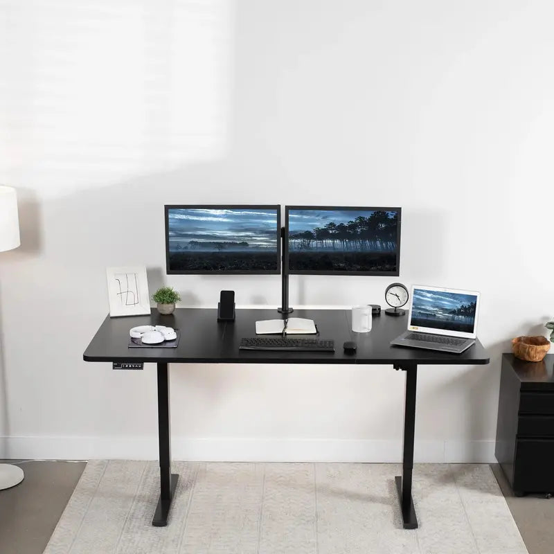 VIVO Electric Adjustable Memory Stand Up Desk, 71″x30″, Height Adjustable, Sturdy Steel Frame, Scratch-Resistant, 3-Year Warranty