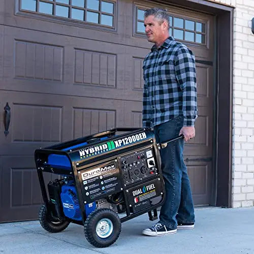 XP12000EH Dual-Fuel Portable Generator: 12,000W Gas/Propane, 457cc EPA- and CARB-Certified Engine