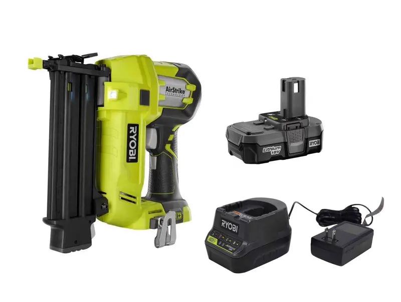 Ryobi 18V ONE+ Cordless Brad Nailer Kit – Includes P320 Nailer, P102 Battery & P118B Charger