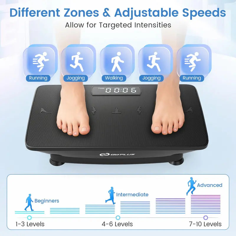 Smart Vibration Platform – Bluetooth-Enabled Exercise Machine with Gravity Sensor & Remote Control