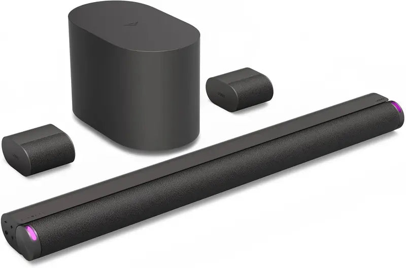 VIZIO Elevate SE 5.1.2 Dolby Atmos Soundbar – 2024 Edition with Wireless Subwoofer and Upward-Firing Drivers