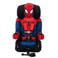 KidsEmbrace Marvel Spider-Man 2-in-1 Booster Car Seat, 5-Point LATCH Harness, 22-100 lbs, Adjustable Headrest, Cup Holders