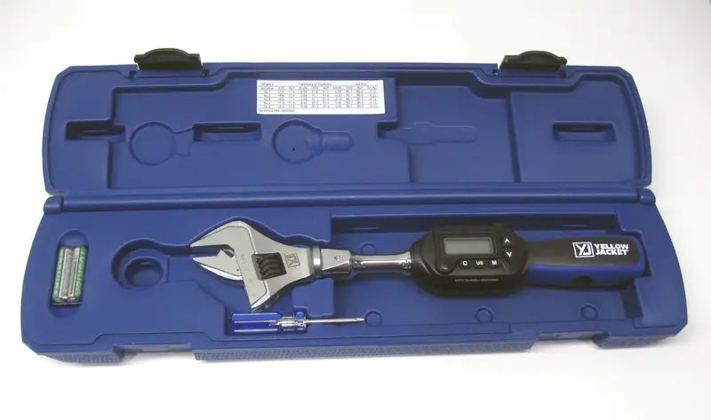 Yellow Jacket 60648 Digital Torque Wrench – Adjustable 752 in-lb, 10.6-Inch Handle