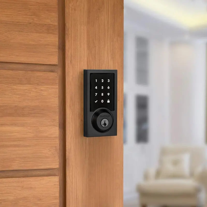 SmartLock Pro Black – Keyless Entry Door Lock with Bluetooth Connectivity