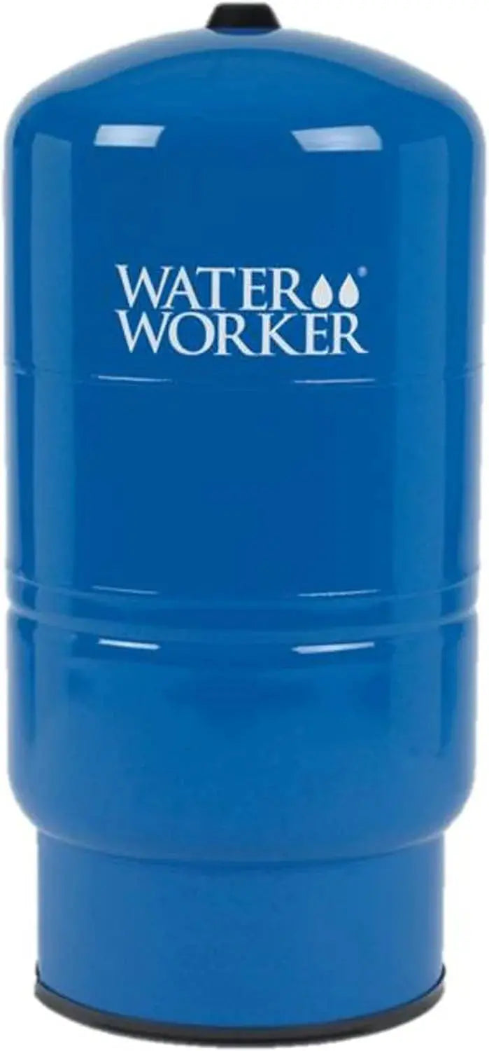 WaterWorker HT-30B Vertical Well Pressure Tank – 30-Gallon Butyl Diaphragm Model in Blue
