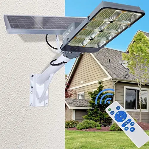 Solar Street Flood Light – 450W All-in-One Yard & Arena Security Lighting System