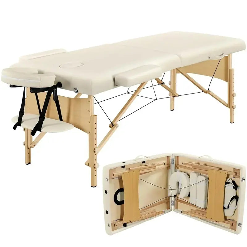 Yaheetech Portable Massage Table – Foldable Spa Bed for Lash Techs and Therapists