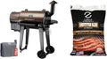 Z GRILLS ZPG-450A 2024 Upgrade Wood Pellet Grill & Smoker, 6-in-1 BBQ, Auto Temp Control, 450 Sq In, Bronze