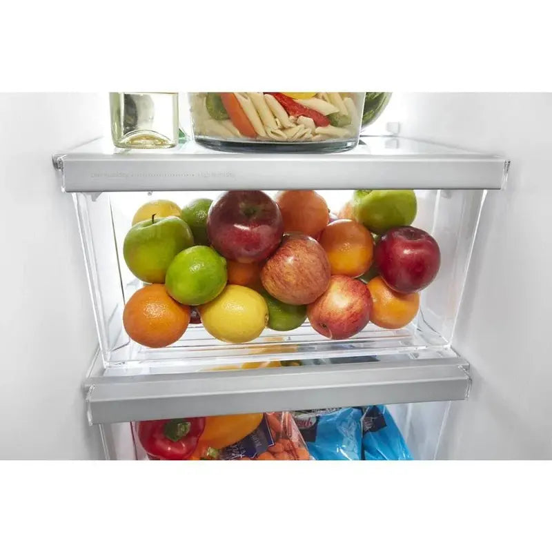 Whirlpool 36-Inch Side-by-Side Refrigerator – 24 Cu. Ft., Stainless Steel Finish