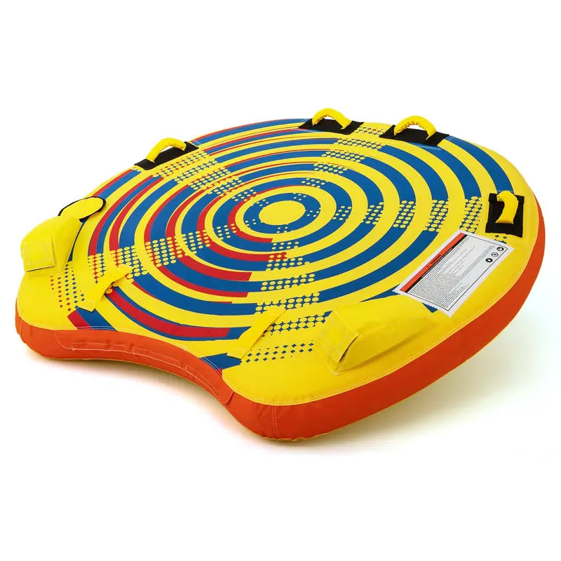 Youth- and Adult-Friendly Towable Water Tube – 1–2 Person Inflatable for Boating and Lake Recreation