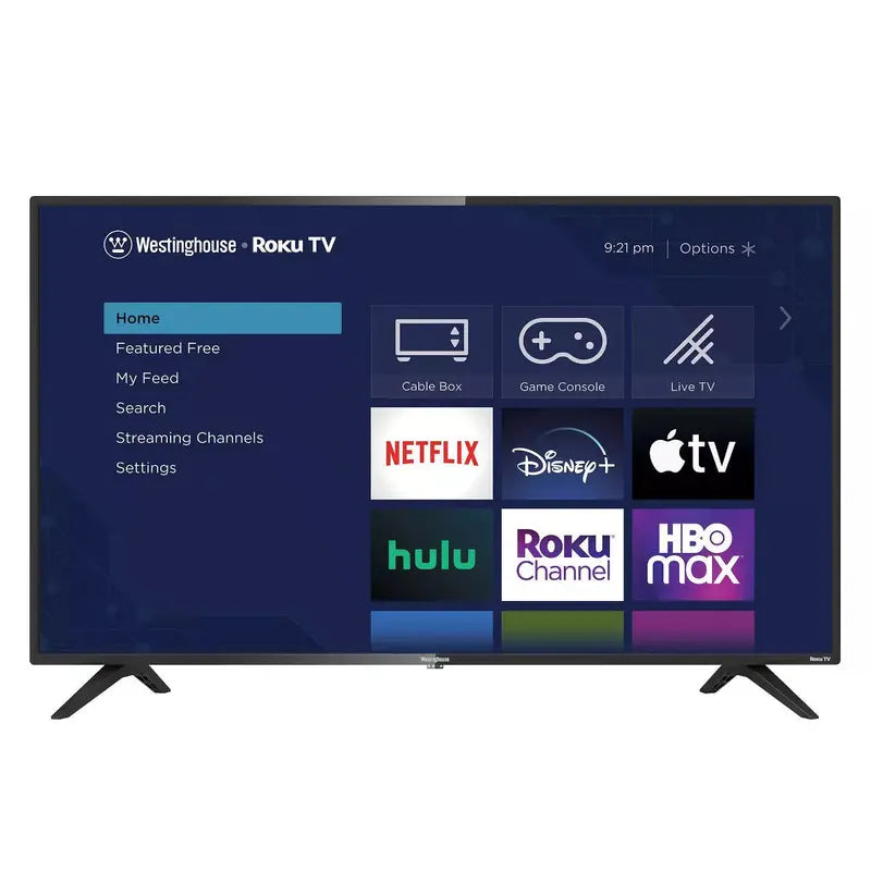 Westinghouse 43-Inch Roku Smart TV – Full HD 1080p, Voice Remote Compatible, Streamer-Optimized Display