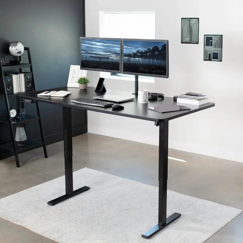 VIVO Electric Adjustable Memory Stand Up Desk, 71″x30″, Height Adjustable, Sturdy Steel Frame, Scratch-Resistant, 3-Year Warranty