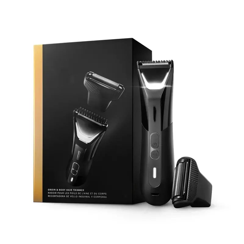 Waterproof Body Hair Trimmer – Foil Blades, Wet/Dry, USB-C Powered
