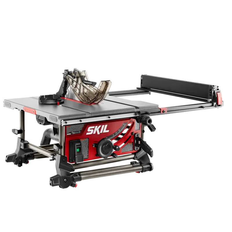 SKIL Jobsite Table Saw with Integrated Foldable Stand, 10, 15 Amp, 25-1/2” Rip Capacity