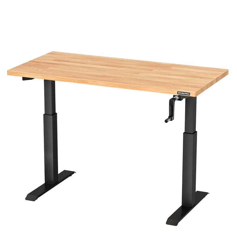 WORKPRO Adjustable Crank-Height Workbench – 47.2″ x 23.6″, 300-LB Load Capacity