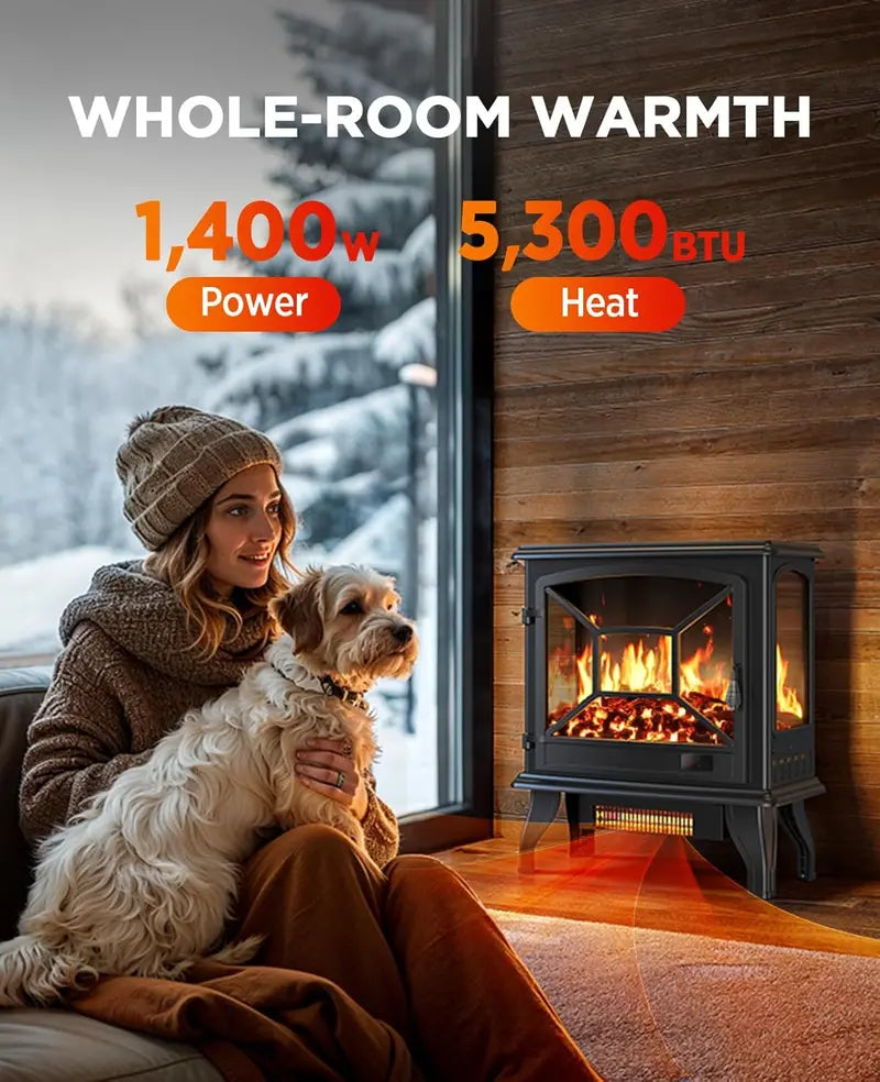 Silonn 50-Inch Smart Electric Fireplace | Ultra-Slim WiFi-Enabled Wall or Recessed Insert with 5300 BTU Output, 20 Flame Colors, App/Remote Control & Programmable Timer
