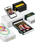 Liene 4×6 Portable Photo Printer – Wi-Fi Enabled Thermal-Dye Sublimation Printer for iOS & Android