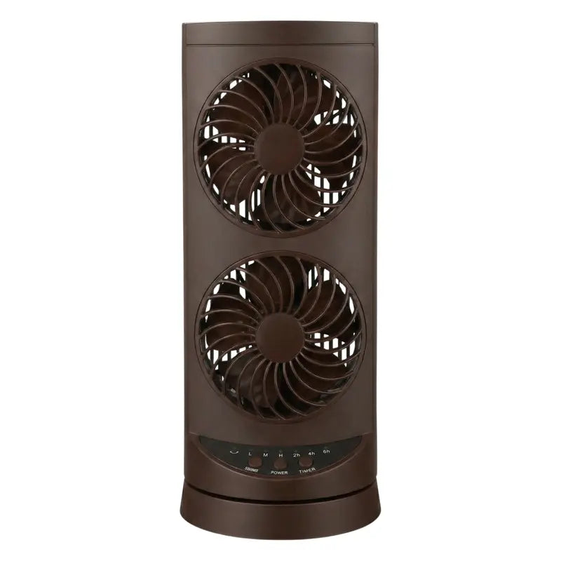 Slim Tower Desk Fan with Oscillation, Adjustable Timer, and Quiet Operation