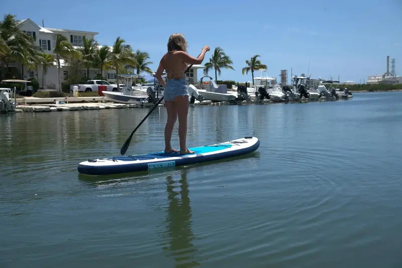 Roc 10'6″ Inflatable Stand-Up Paddle Board – Stable All-Around SUP for Beginners & Experts
