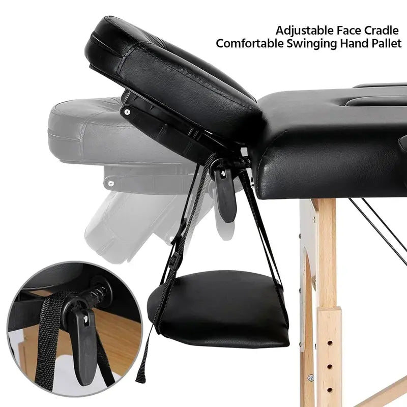 Yaheetech Portable Massage Table – Foldable Spa Bed for Lash Techs and Therapists