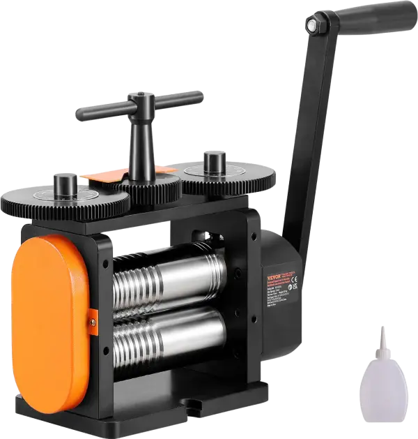 Vevor 3-in-1 Jewelry Rolling Mill – Multi-Function Metalworking Machine, 57 mm Max Rolling Width