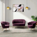 Xabier 52″ 3-Piece Living Room Set – Contemporary Sofa & Accent Chairs by HULALA HOME