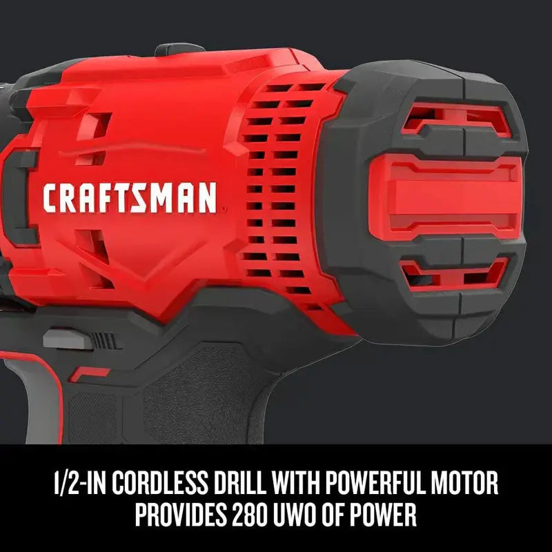 V20 MAX Cordless Drill & Impact Driver Combo — 2-Battery Kit with Fast Charger & All-in-One Power Tools