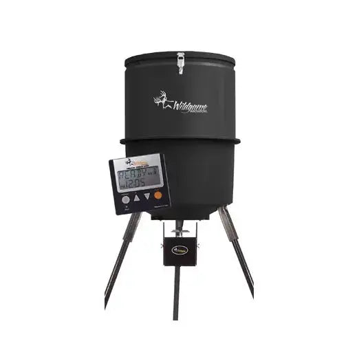 Wildgame Innovations Quick Set 30-Gallon Game Feeder – Automatic Timer, Weather-Resistant Design for Hunting & Wildlife Use