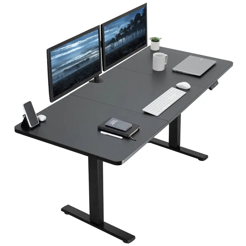 VIVO Electric Adjustable Memory Stand Up Desk, 71″x30″, Height Adjustable, Sturdy Steel Frame, Scratch-Resistant, 3-Year Warranty