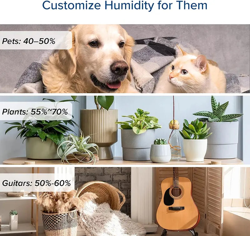 LEVOIT 6L Smart Humidifier – Warm & Cool Mist for Large Bedrooms, Plants & Families with Auto Humidity Sensing