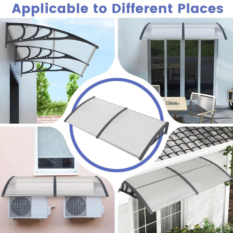 Weather-Resistant Door and Window Awning – UV, Rain, and Snow Protection for Residential Use