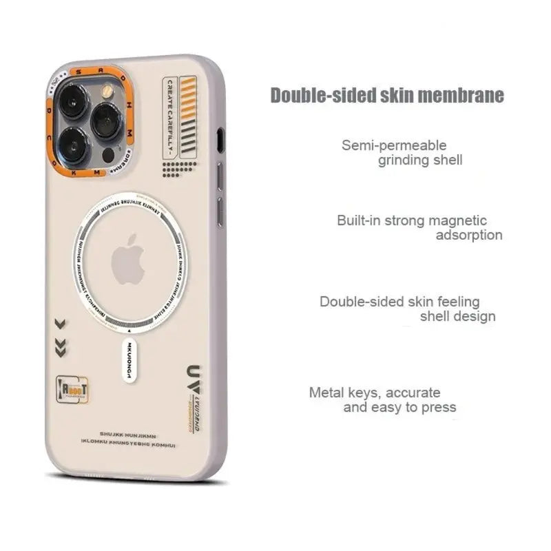 Shockproof MagSafe Armor iPhone Case – Military-Grade Drop Protection