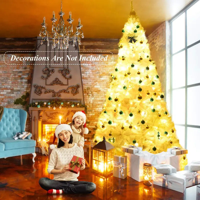 White Artificial Christmas Tree – Available in 6ft, 7.5ft, and 9ft Heights