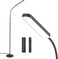 Smart LED Floor Lamp with Color-Temperature Control & Remote