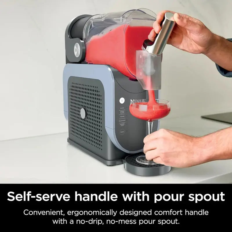 SLUSHi FS301 Frozen Drink Machine – 88 oz, 5 Presets, RapidChill Tech (Black)